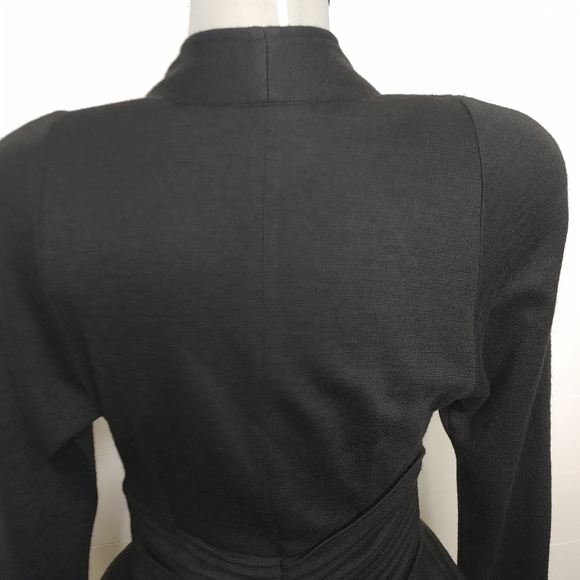 Vintage Dona Daphne wool peplum dress size 6 - Picture 7 of 16